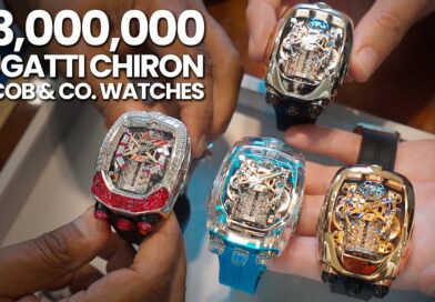 $3,000,000 DIAMOND BUGATTI CHIRON WATCHES!