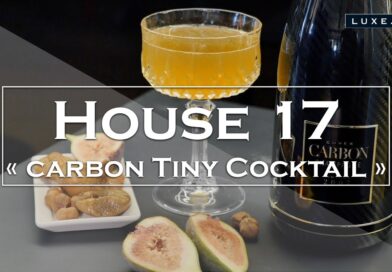 Carbon Tiny - A champagne cocktail with fig and hazelnut flavors - LUXE.TV