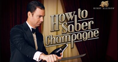 How to Open Champagne With A Saber | Kirby Allison