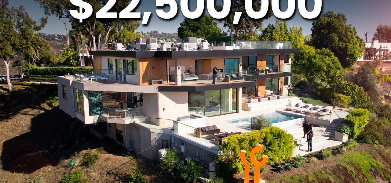 Inside a $22,500,000 Mansion of the Future!