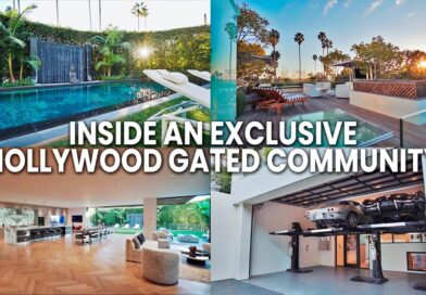 INSIDE ONE OF HOLLYWOOD'S ONLY GATED COMMUNITIES!