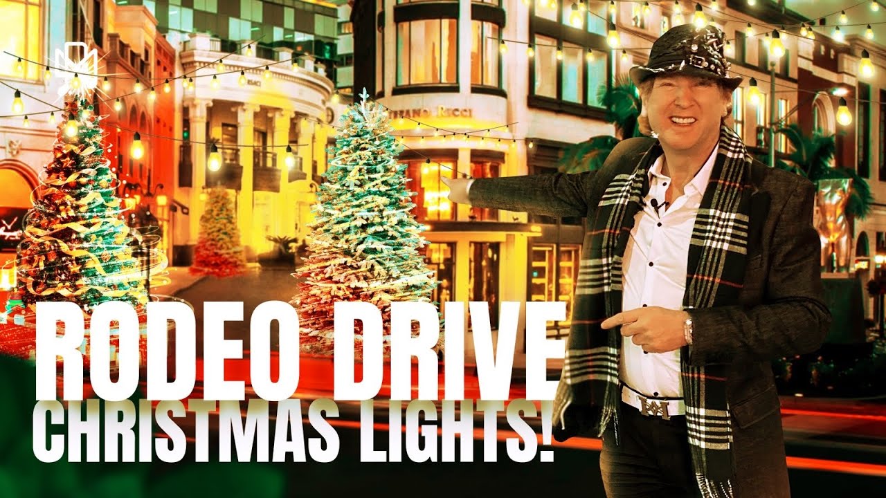 RODEO DRIVE CHRISTMAS LIGHTS IN BEVERLY HILLS! The Gentleman Magazine