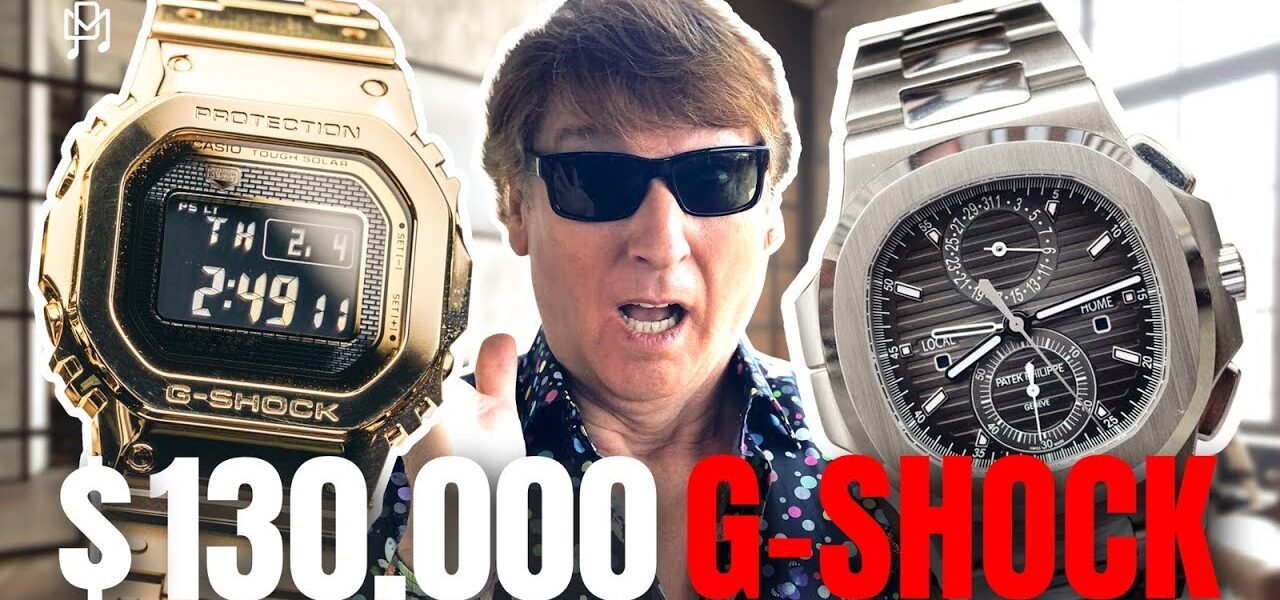 SOLID GOLD G-SHOCK WORTH AS MUCH AS A PATEK?!?