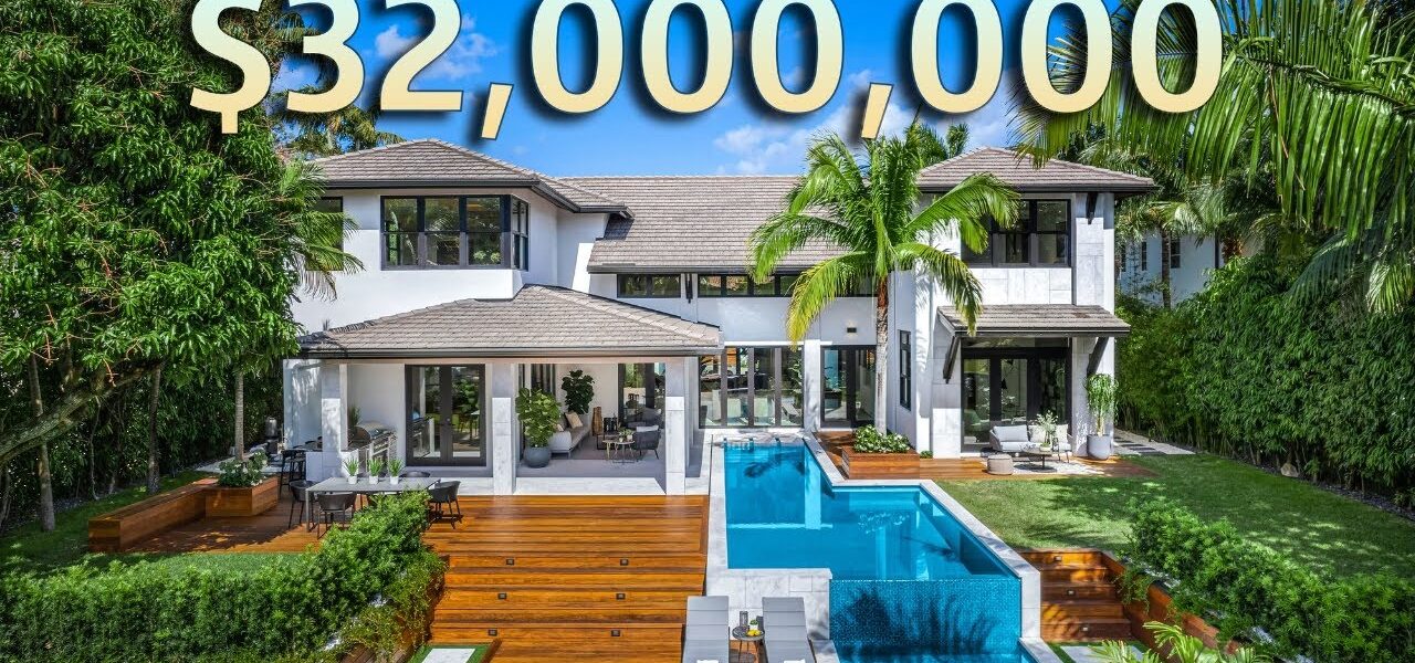 Inside a Beautiful Waterfront Mansion with Epic Backyard