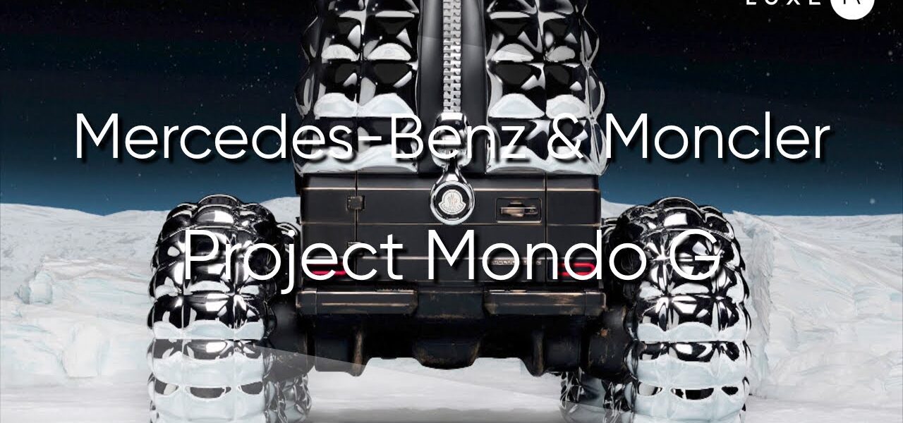 PROJECT MONDO G - A doudoune car, Moncler's automotive partnership with Mercedes-Benz - LUXE.TV