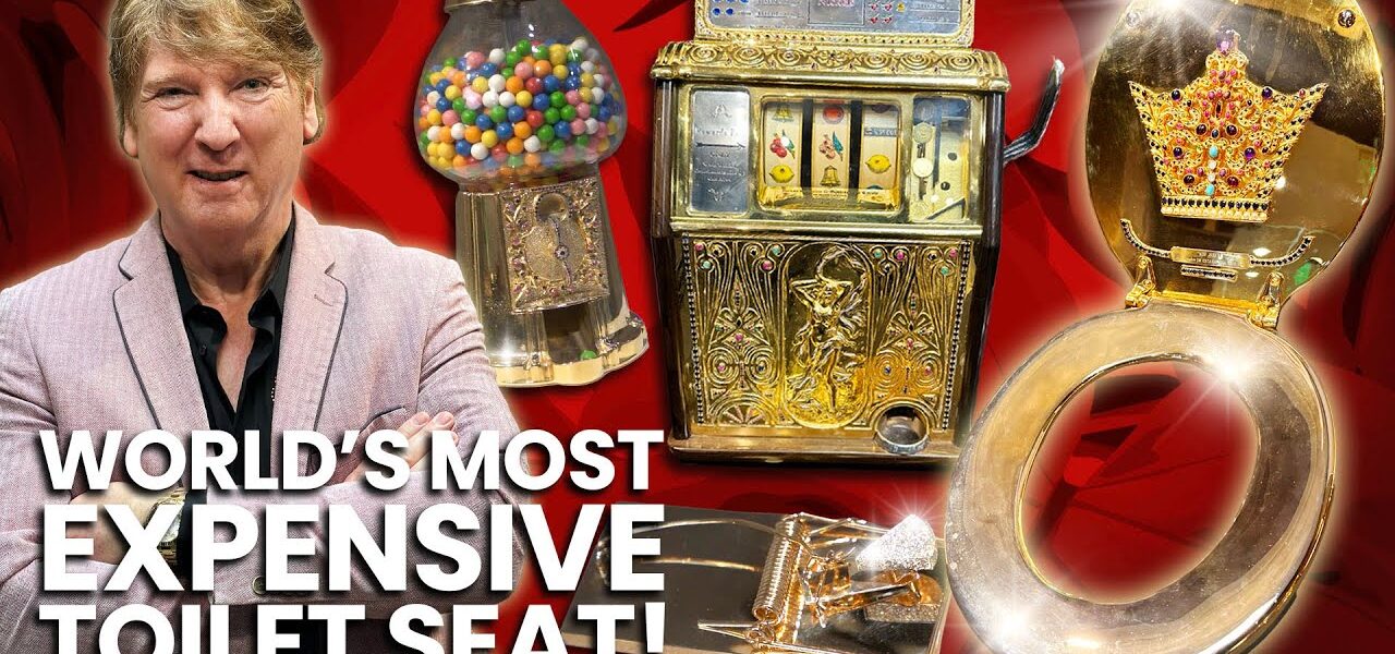 WORLD’S MOST EXPENSIVE TOILET SEAT(IT’S GOLD!) & other CRAZY GOLD STUFF!